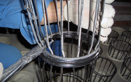 錐形口的雙節袋籠 錐形口的(de)雙節袋籠