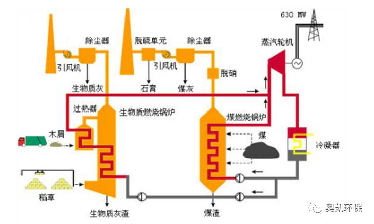 生(shēng)物質發電(diàn)工藝流程圖